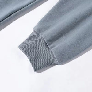 Nouveau style sweats à col rond uni coton hommes surdimensionné à manches longues pulls décontractés sweats à capuche - Product Image 6