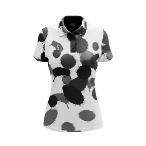 Golf de manga corta ligero de secado rápido para mujer para Polo poliéster absorbente de humedad impreso de punto - Product Image 5