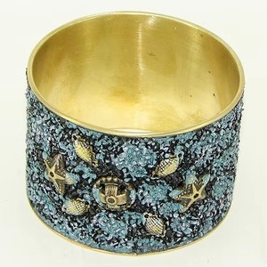 Servilletero de Metal azul y plateado con cristal, accesorio de Decoración de mesa elegante para el hogar, comedor, boda y fiesta, elegante y brillante - Product Image 3