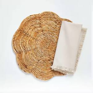 Meilleure qualité rotin caboteur tapis et tampons décor de Table napperons pour la maison et la cuisine DHT artisanat en gros - Product Image 1