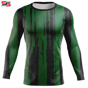 Haute Qualité Rash guard Gym Fitness Wear Polyester Made Rash Guard Top Vente Respirant Rash Guard - Product Image 6