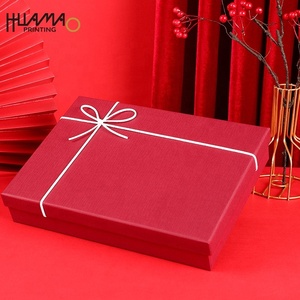 กล่องของขวัญแบบยืดหดได้สีแดงด้านหรูหรา สำหรับของขวัญขอเพื่อนเจ้าสาว ของชำร่วยงานแต่งงาน ผ้าพันคอ เครื่องประดับ ของขวัญวันวาเลนไทน์ บรรจุภัณฑ์ของขวัญวันหยุด - Product Image 5
