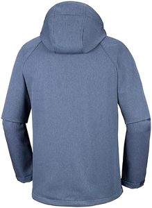 Prix de gros OEM Service personnalisé impression sweats à capuche brodés vestes en polyester softshell pour hommes - Product Image 2
