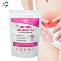Tisane pour la fertilité féminine Chinaherbs Private Label, à base de plantes, végane, framboise, gingembre, menthe verte, ashwagandha, bien-être hormonal