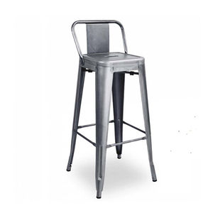 Chaise de café TOLIX de style industriel GCFC026, gris anthracite, avec dossier - Product Image 1