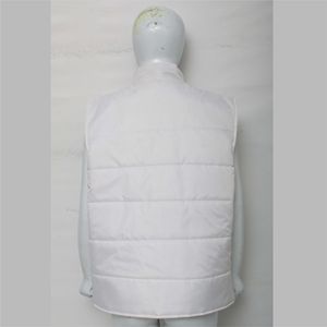 Chaleco Blanco de Alta Calidad de Nueva Marca para Hombre, Chaqueta de Invierno Personalizada con Zonas Calefactables, Resistente al Viento e Impermeable, Estilo Casual - Product Image 3
