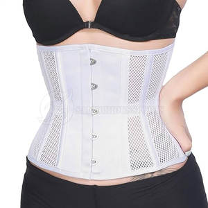 Corset de fitness haut pour femmes bouton sans couture couleur unie utilisation extérieure Shapewear Logo confortable accepté conception personnalisée - Product Image 1