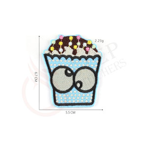 Cartoon Dog Cat <b>Clothes</b> Cute Patches Embroidery Stickers Children School Bag <b>clothes</b> accessories - Product Image 3