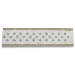 Inca 3,25x12 Tumbled B3161T Mármol Mosaico Borde Listello Accent Azulejos Categoría de producto - Product Image 1