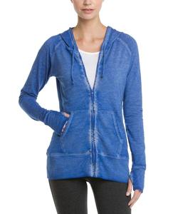 Sudadera con capucha de mujer de talla grande con lavado ácido OEM de mejor diseño, cuello con capucha transpirable de Color sólido ligero para adultos - Product Image 3