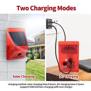 <span class=keywords><strong>Luz</strong></span> Estroboscópica de Alarma Solar Daytech, <span class=keywords><strong>Sensor</strong></span> de <span class=keywords><strong>Movimiento</strong></span>, Alarma Exterior IP65 Impermeable, Sirena Solar, <span class=keywords><strong>Luz</strong></span> de Seguridad para Entrada de Vehículos, Hogar, Granja - Product Image 3