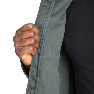 Veste Softshell d'hiver pour homme à logo frontal à capuche, faible MOQ - Haute qualité, coupe-vent et imperméable, service OEM - Product Image 5