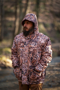 Chaqueta de caza, tela de poliéster, impermeable y transpirable, membrana de PTFE, capa interna con aislamiento térmico - Product Image 5