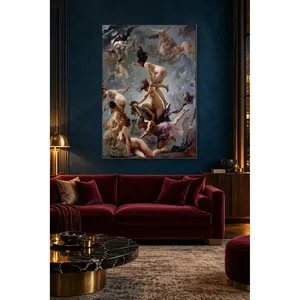 菲达·法莱罗《飞向安息日的女巫们》画布版画 - Product Image 5