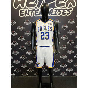 Conjunto de Uniforme de Baloncesto Personalizado, Transpirable, Talla Grande, Diseño Impreso por Sublimación, Reversible, para Hombre y Mujer - Product Image 1