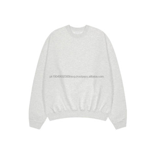 Sudaderas de Forro Polar, Novedad de 2024, Manga Larga, Talla Grande, Personalizables, Lisas, de Algodón, con Cuello Redondo - Product Image 3