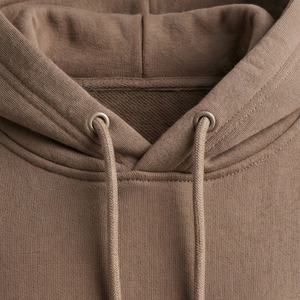 Conjunto de 2 Piezas de Ropa Casual Elegante para Mujer, Sudadera Corta con Capucha, Diseño Liso, Mangas Completas, Pantalones Cortos, Chándal, Color Personalizado - Product Image 4