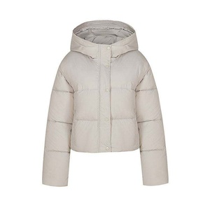 High Street Wholesale Custom Puffer Jacket <b>Bubble</b> <b>Coat</b> Cotton Padded Winter Jacket Fashionable Thick Down Outerwear for Women - Product Image 1