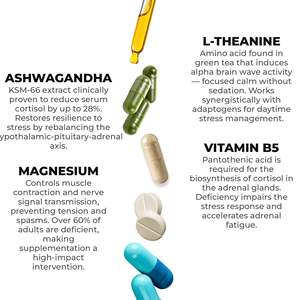 Serenit 60-Capsule 384mg Dietary <b>Supplement</b> for Stress Relief & Relaxation RedMoringa OEM Private Label Made in Italy - Product Image 3