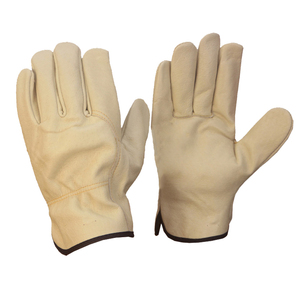 Guantes de Trabajo de Protección para Manos OEM, Transpirables, Resistentes, de Cuero Vacuno Granulado, Guantes de Cuero de Dedo Completo, Guantes de Seguridad - Product Image 1