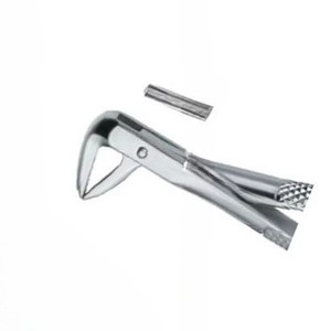 Forceps d'extraction dentaire Fig75, manuel, en acier inoxydable de haute qualité, instruments dentaires certifiés CE, vente chaude, logo personnalisé - Product Image 3