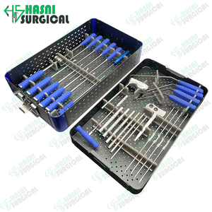 Ensemble de chirurgie endoscopique biportale unilatérale UBE, instruments orthopédiques de la colonne vertébrale en acier inoxydable de haute qualité, source d'alimentation manuelle - Product Image 1