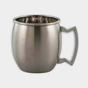 Moscow Mule Mug Cuivre pur avec poignée en laiton 100% Solide 301-400ml Fabriqué à la main Minimaliste Portable Réutilisable - Product Image 6
