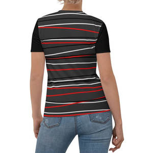 T-shirts à sublimation pour femmes en tissu respirant à séchage rapide disponibles en différentes couleurs et tailles - Product Image 4