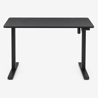Bureau électrique à moteur unique pour le télétravail, certifié CE et RED, avec cadre de bureau intelligent réglable en hauteur pour ordinateur
