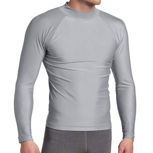 Suministro Directo de Fábrica, Camiseta de Protección Solar Ligera para Hombre / Diseña Tu Propio Estilo, Camiseta de Protección Solar de Poliéster y Elastano para Hombre en Color Sólido - Product Image 6