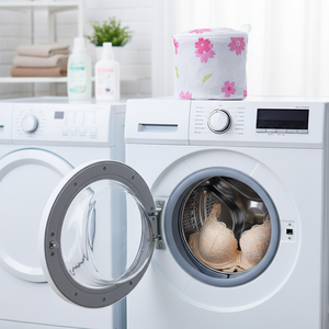 Floral Pattern Durable & Foldable Bra <b>Laundry</b> <b>Bag</b> | Protects Bras From Deformation | <b>Washing</b> Machine Safe | Made in Taiwan - Product Image 3