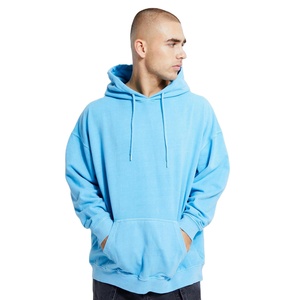 Sweat à capuche épais 400 GSM 100 % coton avec logo imprimé en relief personnalisé, respirant, streetwear d'hiver, sweats à capuche oversize – Fabricant - Product Image 3
