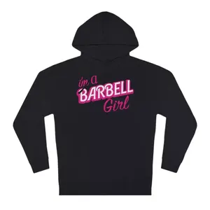 Top corto de Jogger y cuello redondo con capucha de gran tamaño para mujer, nueva colección de invierno a la moda, logotipo estampado frontal de algodón 100% - Product Image 1