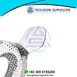 Plateau d'empreinte dentaire, grand plateau d'empreinte, inférieur, perforé |   Instruments dentaires orthodontiques autoclavables - Product Image 4