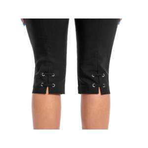 Pantalones Capri Cruzados de Tela con Memoria Antiarrugas Súper Elástica, Talla Pequeña, para Mujer, con Bolsillos, Cómodos, para Traje de Oficina - Product Image 6