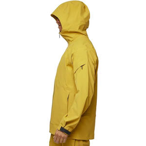 Veste Softshell légère et enduite pour homme, coupe-vent, imperméable, col montant, randonnée en plein air, service de personnalisation fourni - Product Image 2