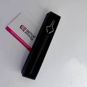 Pince à épiler pour cils GETUP BROSONS IMPEX de haute qualité en acier inoxydable, anti-magnétique, anti-statique, pointe lisse de 10 mm, poignée diamantée - Product Image 2