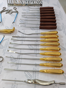 Ensemble d'instruments de lifting facial endoscopique de qualité supérieure |   Instruments de chirurgie plastique faciale en acier inoxydable allemand |   Ensemble de lifting des sourcils certifié CE - Product Image 5
