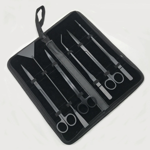 Kit de herramientas para acuario Tanque de peces Aquascaping Plantas acuáticas Pinzas Tijera Espátula Tanque de acuario Aqua scaping Tools 5 en 1 - Product Image 4