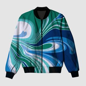 Chaqueta Bomber Casual para Hombre, Otoño Invierno, Resistente al Viento, Transpirable, Ecológica, 100% Poliéster - Product Image 5