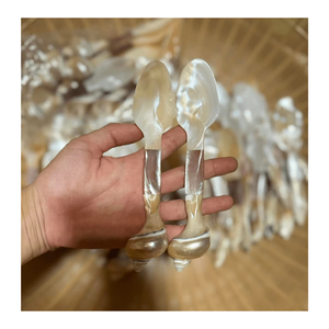 Outil de service exquis de caviar nacre pour la cuisine raffinée, cuillère faite à la main durable-cuillère en nacre - Product Image 3