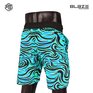 กางเกงมวย MMA ของผู้ชายเอวสูงผ้ายืดสี่ด้านน้ำหนักเบาสวมใส่สบายป้องกันการยับ - Product Image 5