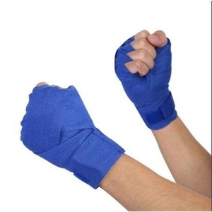 Envolturas de mano de boxeo de algodón profesional-Vendaje elástico transpirable y protector para entrenamiento de boxeo - Product Image 4