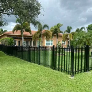 Çevre dostu avustralya tarzı yeni varış açık için özelleştirilmiş çit panelleri güvenlik çelik çit dekoratif bahçe çiti