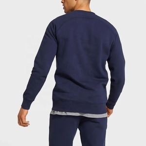 Collar GSM 100% algodón de gran tamaño logotipo personalizado hombros hombres Stand Collar sudadera - Product Image 5