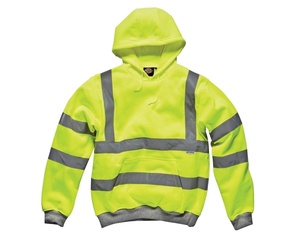 Venta al por mayor Construcción de trabajo de manga larga FR Sudadera con capucha Resistente al fuego Ropa DE TRABAJO Hi Vis Sudadera con capucha con cinta reflectante - Product Image 2