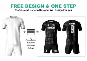 Nouveau design Impression DTF Tissu personnalisé Uniforme de football Qualité supérieure Impression par transfert de chaleur Taille personnalisée Uniforme de football - Product Image 2