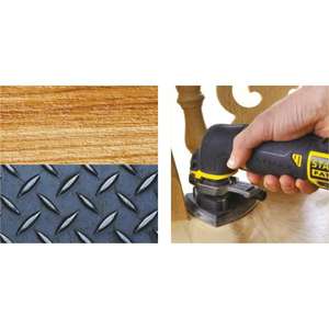 Disques de ponçage triangulaires Stanley Multipack avec accouplement rapide, grains assortis - Product Image 1