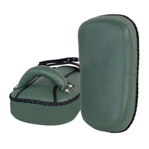 แผ่นรองเตะคิกบ็อกซิ่งหนังวัวแท้ ขายส่ง แผ่นเตะมวยไทยมืออาชีพ คุณภาพสูง แผ่นเตะคิกบ็อกซิ่ง - Product Image 1