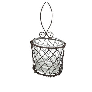 Portavelas de Vidrio y Hierro Forjado con Forma Personalizada, Color Personalizado para Decoración de Mesa en el Hogar, Pascua, Navidad y Bodas - Product Image 3